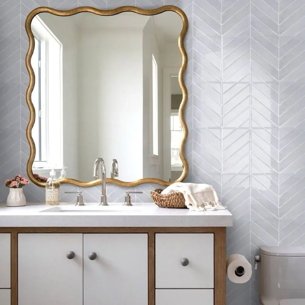 10pcs Herringbone Peel & Stick Self Adhesive Vinyl Wall Backsplash Tile 11.4”x9”